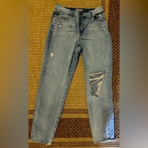Rewash jeans. Gently distressed
